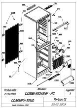 EXPLODED VIEW CABINET CDA660FW