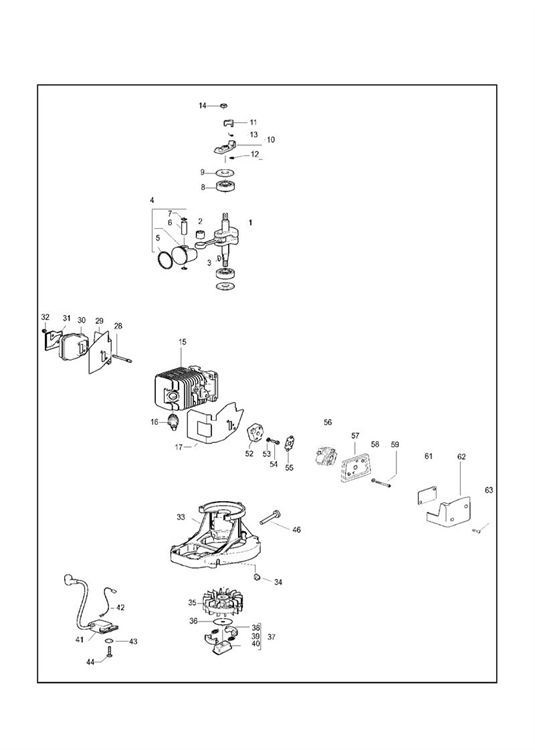 McCulloch VIRGINIA MH 542, VIRGINIA MH 555, PREFIX 12 (24801400B) Hedge