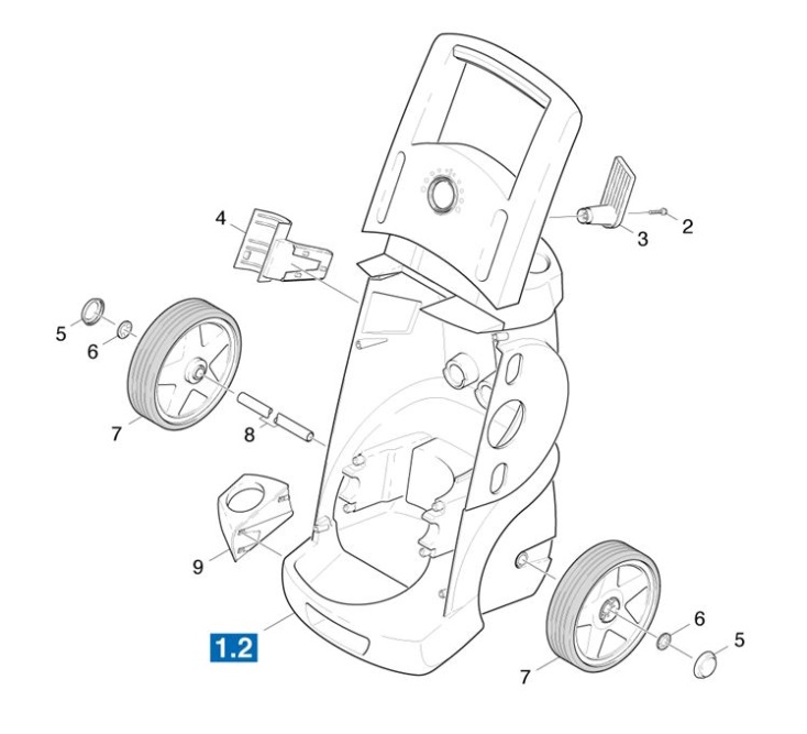 Karcher K7.85MWB GB (1.398502.0) Pressure Washer Individual parts