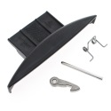 Black Door Handle Latch  & Hook Kit