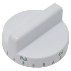 Thermostat White Temperature Control Dial Knob