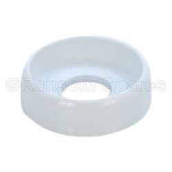 Control Knob Outer Ring Disc White