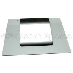 Outer Door Glass Main Oven Silver