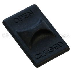 Button Black Open Close