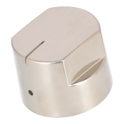 Temperature Control Knob Thermostat Silver