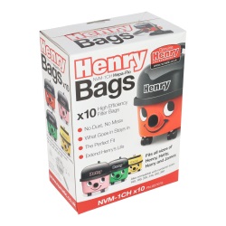 Genuine Henry Hepaflo Filter Hoover Bags x 10
