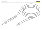 20 Pipe cleaning hose