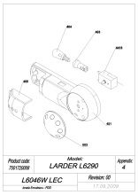 EXPLODED VIEW LAMP L6046W LEC