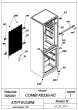 EXPLODED VIEW CABINET A 731FF IN CUISINE