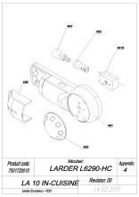EXPLODED VIEW LAMP LA10 IN-CUISINE (L6290-HC)