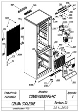 EXPLODED VIEW CABINET CZ51081 COOLZONE
