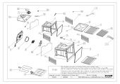 HJA 4620 OVEN BODIES EXPLODED VIEW