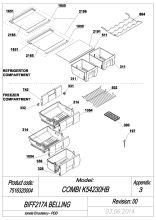EXPLODED VIEW SHELVES BIFF217A BELLING
