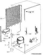 Electrolux Enn2701aow 92551500501 Fridge Freezer Spares Parts Ransom Spares