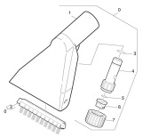 Upholstery nozzle