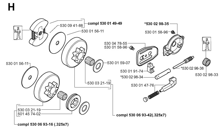 Husqvarna 136 Chainsaw Parts Diagram | Idea Of Life