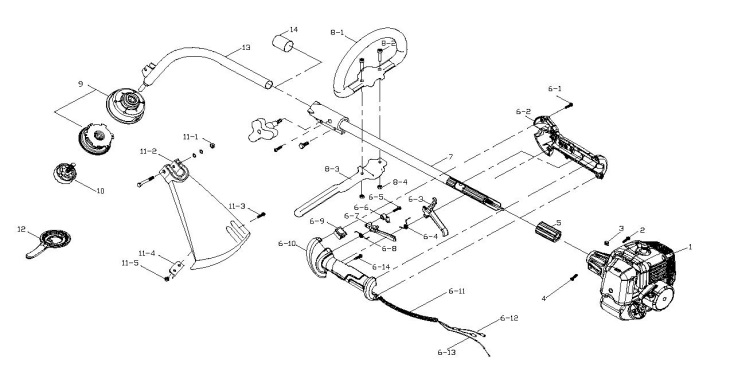 mcculloch brush cutter parts