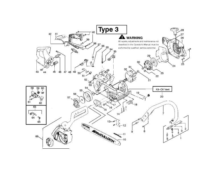 Mcculloch Spare Parts Uk