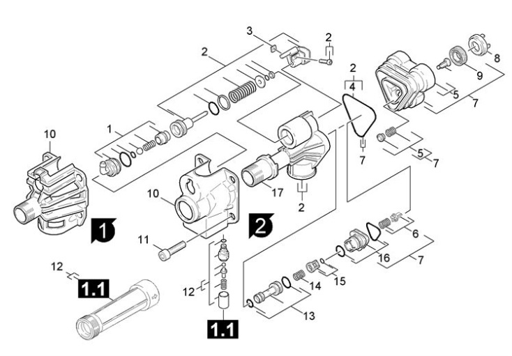 Karcher K5.55M PL RWB T250 GB (1.274351.0) Pressure Washer Cylinder