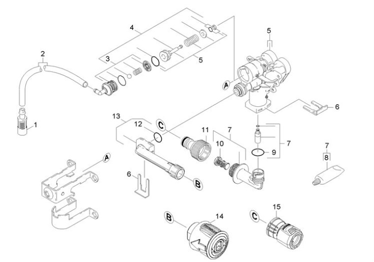 Karcher K2.400 EU (1.674100.0) Pressure Washer Housing Spare Parts Diagram