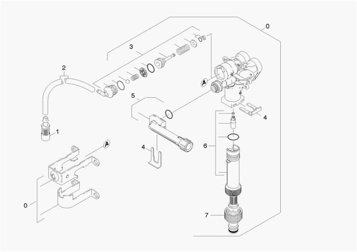Karcher K2.54M GB (1.672490.0) Pressure Washer Housing Spare Parts Diagram