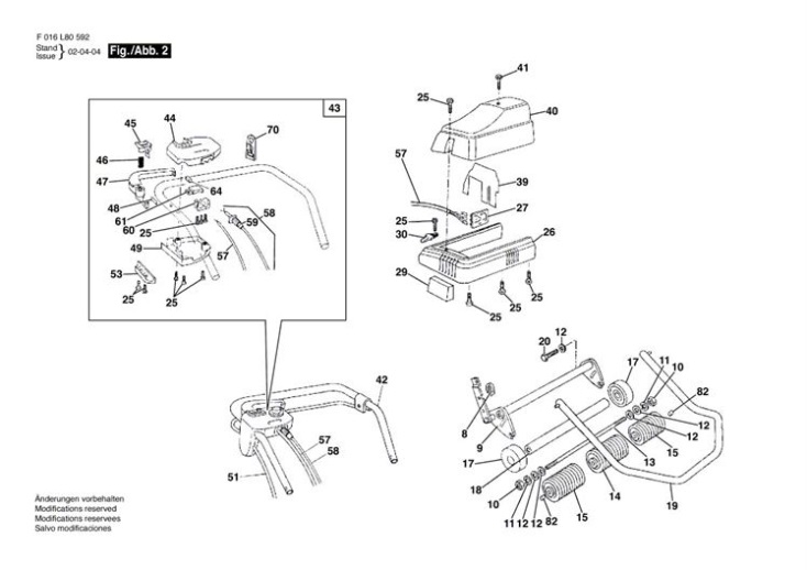 Qualcast CLASSIC ELECTRIC 30S (F016L80592) Lawnmower Diagram 2 Spare