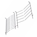 Upper Top Basket Plate Rack Flip Tine Inserts