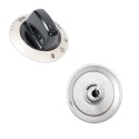 Main Oven Control Knob Black / Stainless Steel