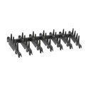 Grey  Glass Holder Rubber Spikes