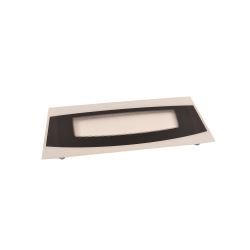 Top Oven Outer Door Glass White