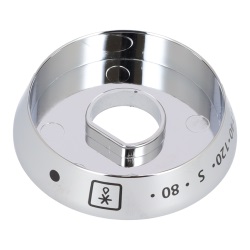 Main Oven Control Knob Chrome Bezel Ring