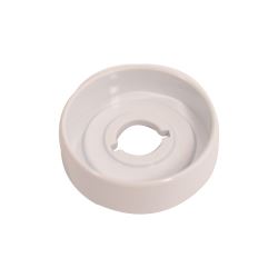 Control Knob Disc White Bezel