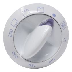 White Oven Function Temperature Control Knob Dial 