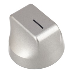 Control Knob Switch Dial Inox Stainless Steel Silver