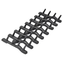 Glass Holder Rubber Spikes Grey