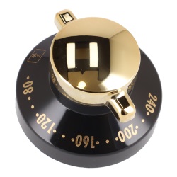 Black & Gold Control Knob Dial