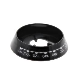 Oven Black Temperature Knob Outer Ring Bezel