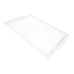 Glass plate with slider