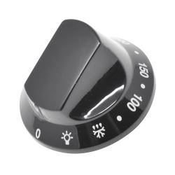 Lower Oven Black Temperature Control Knob Switch Dial 