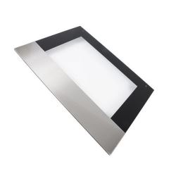 Inox Silver Stainless Steel Oven Outer Door Glass