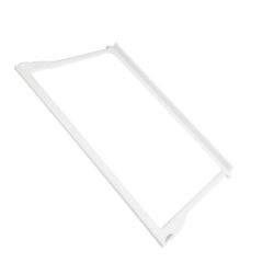 Glass Shelf White Frame Trim 