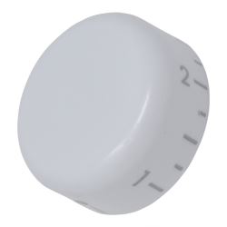 White Thermostat Temperature Control Knob Switch