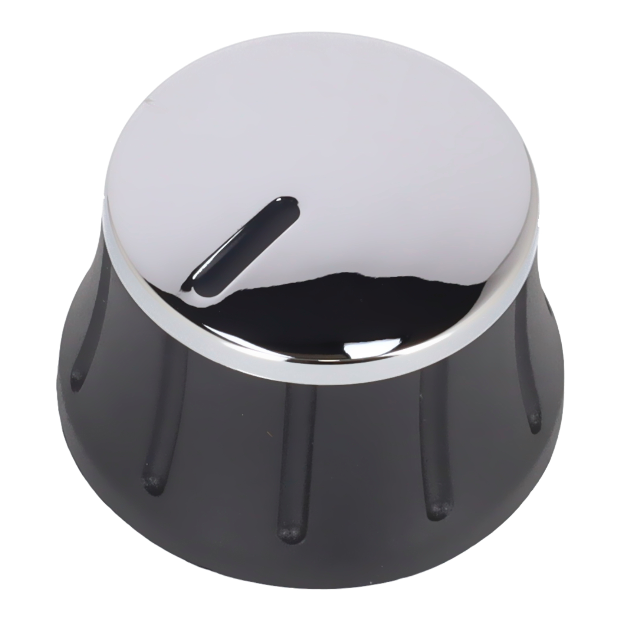 Belling Oven Silver And Black Knob - Part Number 082662695