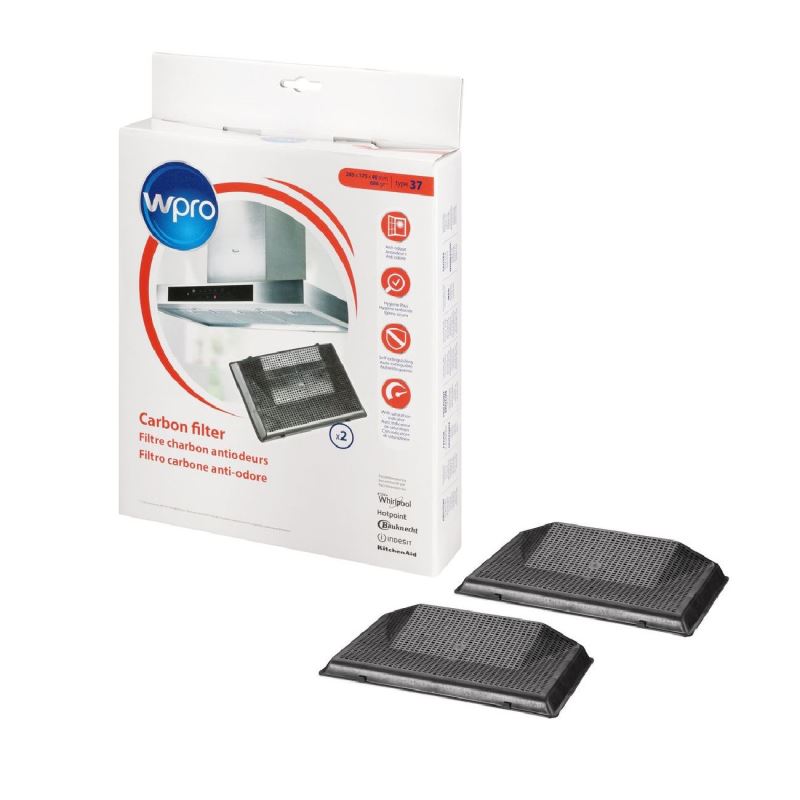 Ariston Cooker Hood Extractor Fan Carbon Filter Type 37 X 2 Part