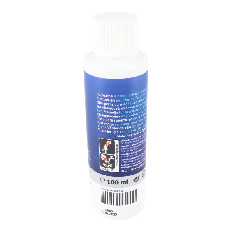 Stainless Steel Cleaner Conditioning Oil