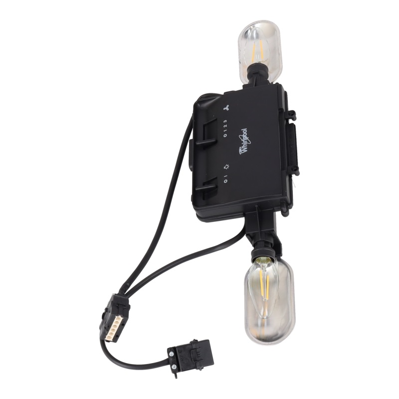 Whirlpool Cooker Hood Control Switch Unit & Bulbs Part Number