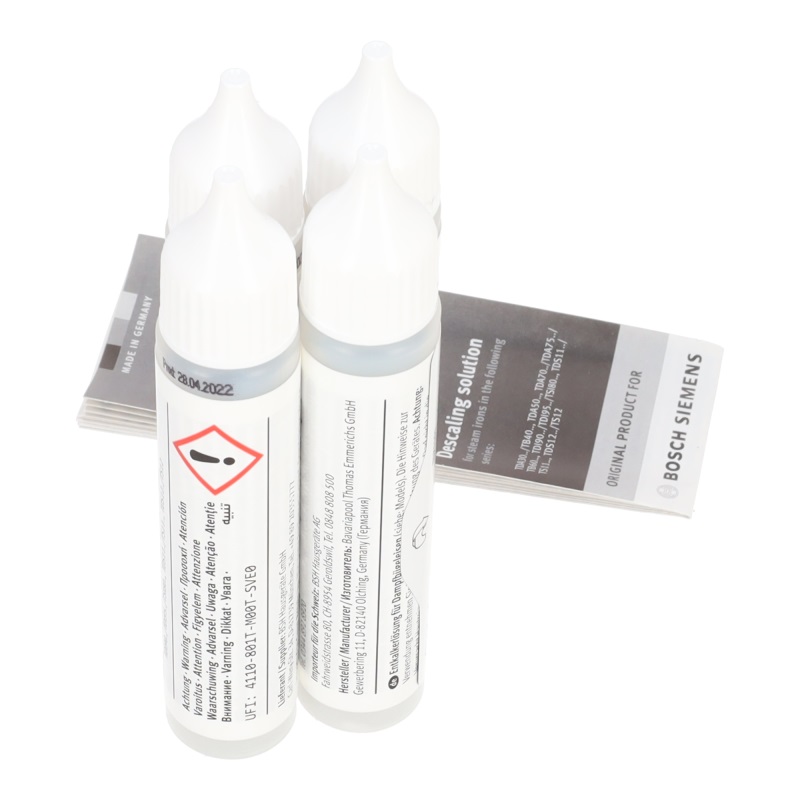 Bosch Iron Descaler Solution Pack Of 4 Part Number 00311972 Ransom