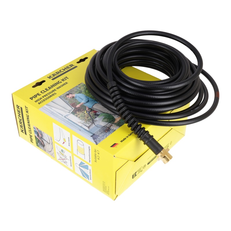 Karcher Pressure Washer 15M Drain Cleaning Kit - Part Number 2.637