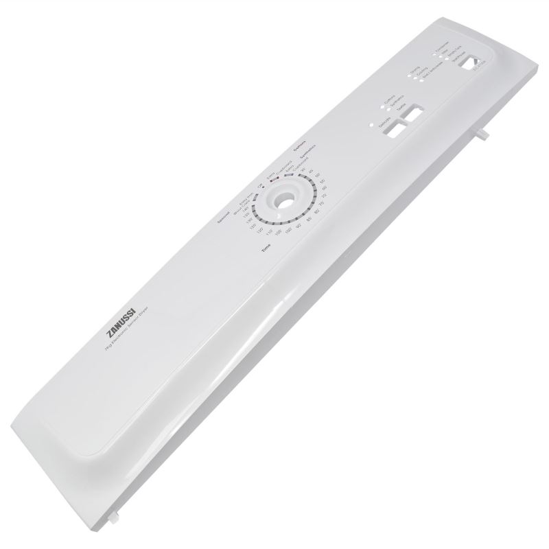 Zanussi Tumble Dryer Control Panel Silkscreened Part Number 1257303121