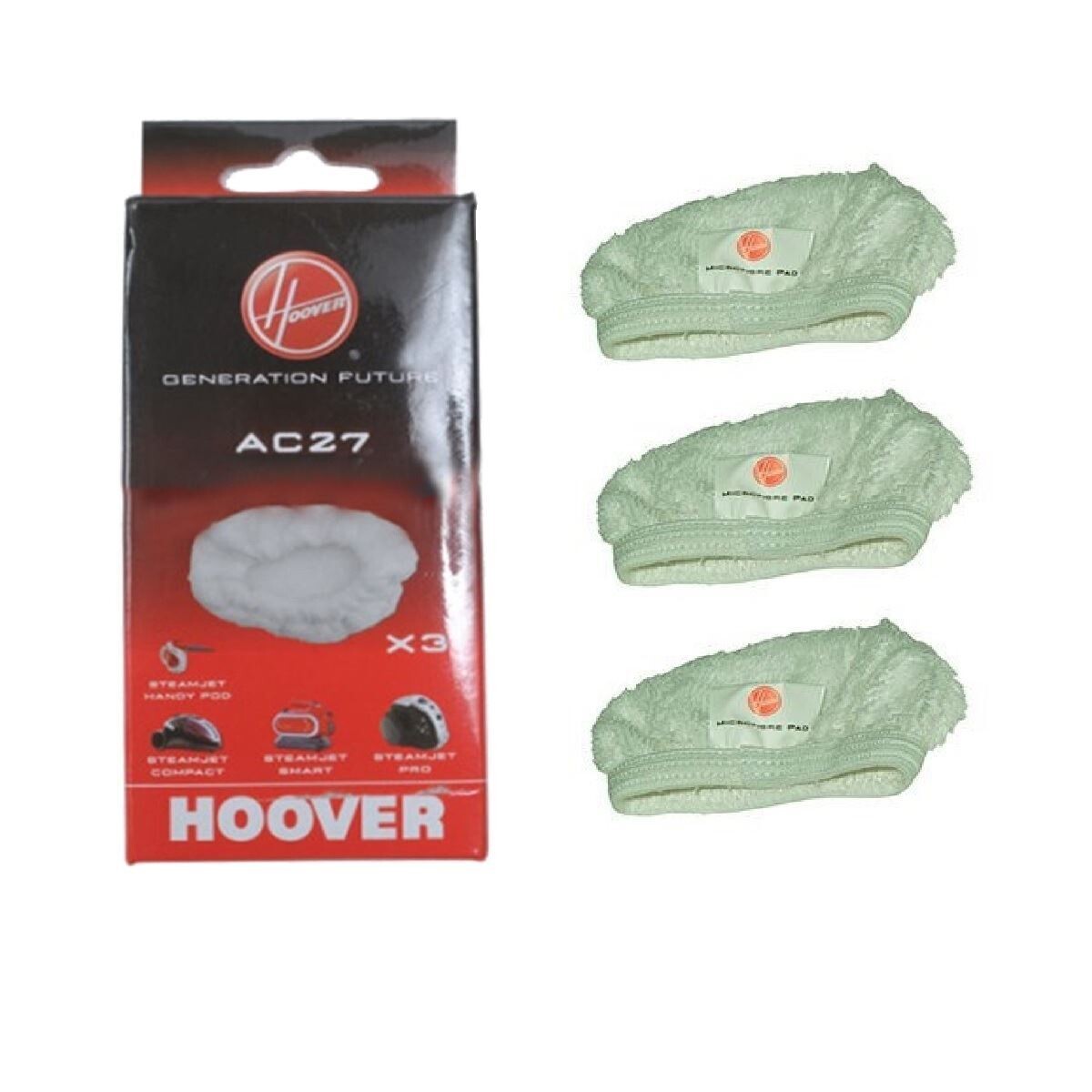 Hoover S2IN1300A S2IN1300C S2IN1300CA Steam Cleaner Mop Pads AC27